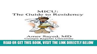 [FREE] EBOOK Medical Intensive Care Unit: The Guide to Residency ONLINE COLLECTION