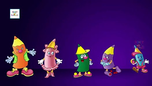 The Finger Family Crayons | Daddy Finger Crayons 3D ...