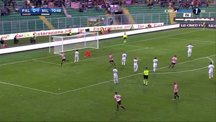 Ilija Nestorovski Goal HD - Palermo 1-1 AC Milan - 06-11-2016