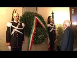 Roma - Deposizione corona sulla lapide dei Caduti del Quirinale (04.11.16)