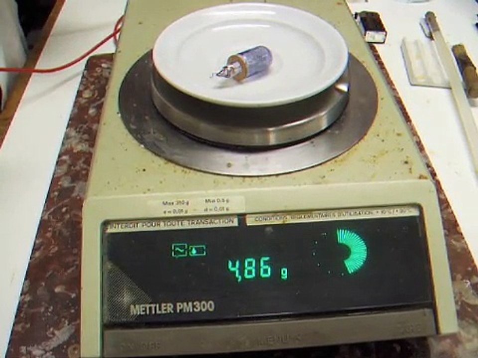 Conservation de la masse-combustion magnésium