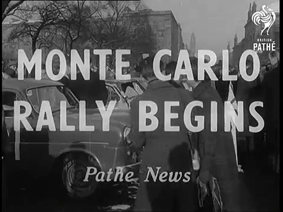 1955 2 Monte Carlo Rally Begins