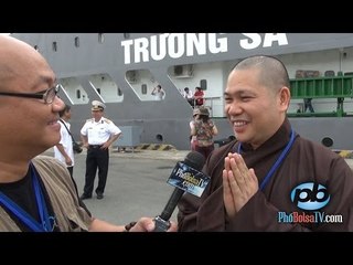 Thượng tọa Thích Giác Nghĩa nói về đại lễ cầu siêu tại đảo Trường Sa