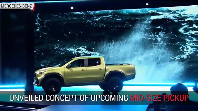 Mercedes-Benz X-Class Pickup Concepts Revealed !