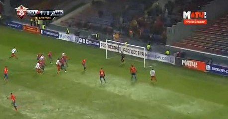 Giorgi Jikia  Goal HD - CSKA Moscow	1-1	Amkar 06.11.2016