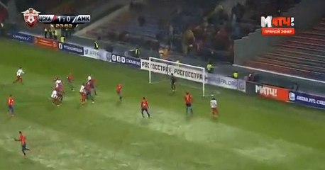Giorgi Jikia  Goal HD - CSKA Moscow 1-1 Amkar 06.11.2016