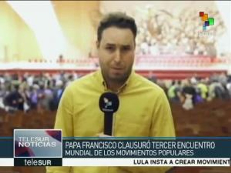 Culmina en Italia el III Encuentro Mundial de Movimientos Populares