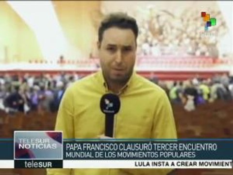 Culmina en Italia el III Encuentro Mundial de Movimientos Populares