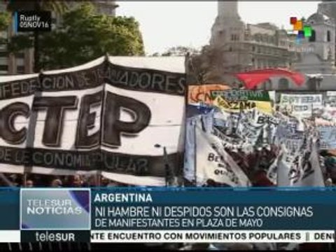 Argentina: marchan miles contra recortes y despidos