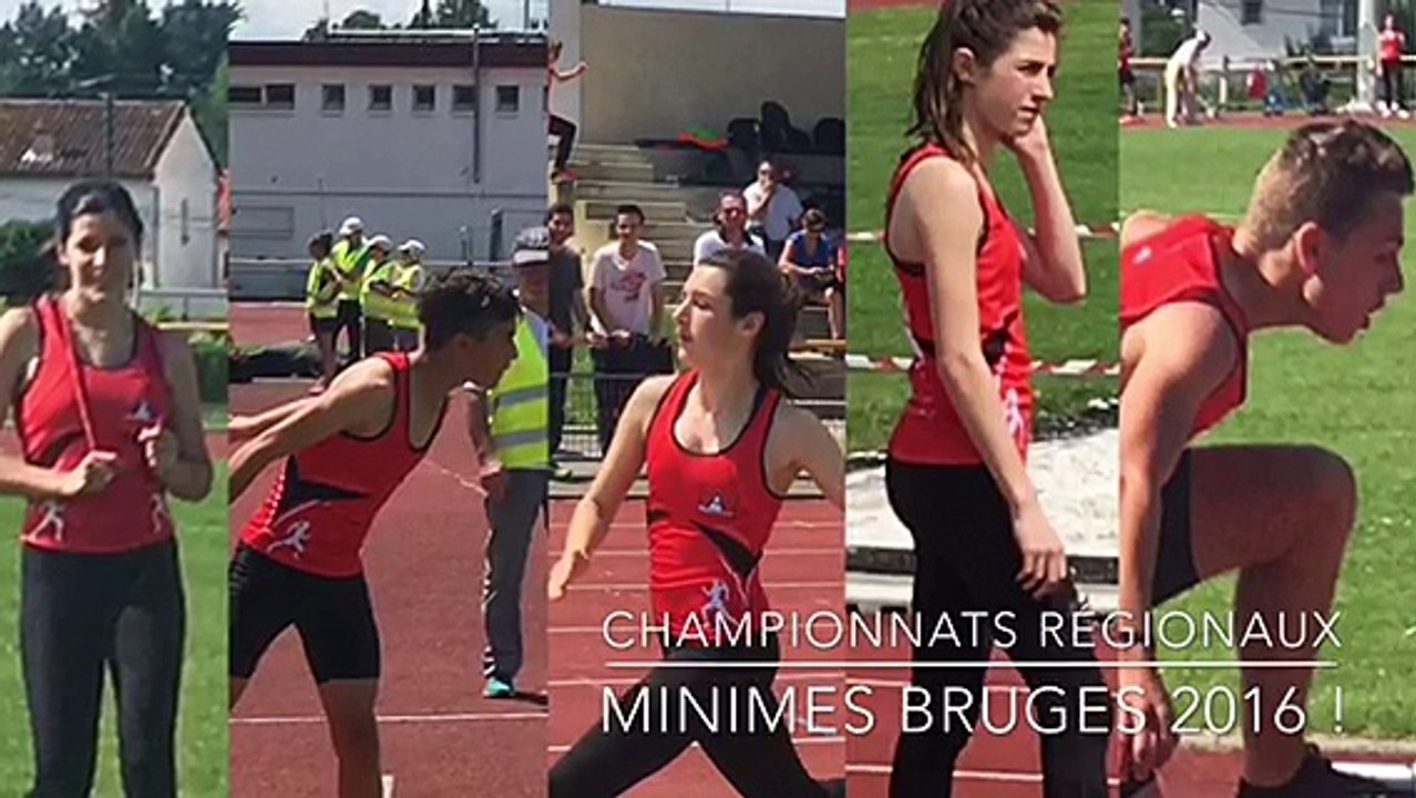 Championnats régionaux minimes Bruges 2016 !