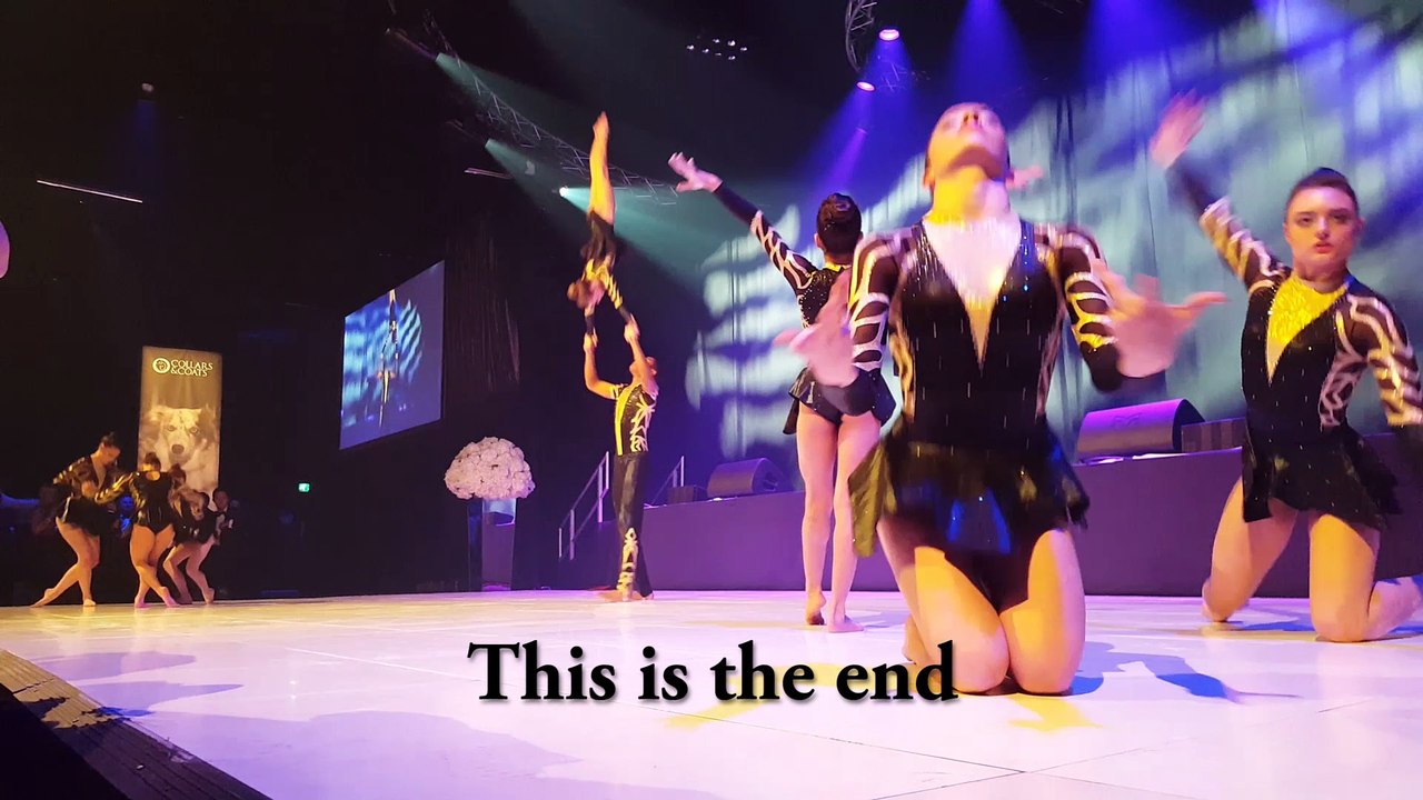 Spelbound Gymnasts Perform for Collars and Coats Ball James Bond Routine at Battersea Evolution