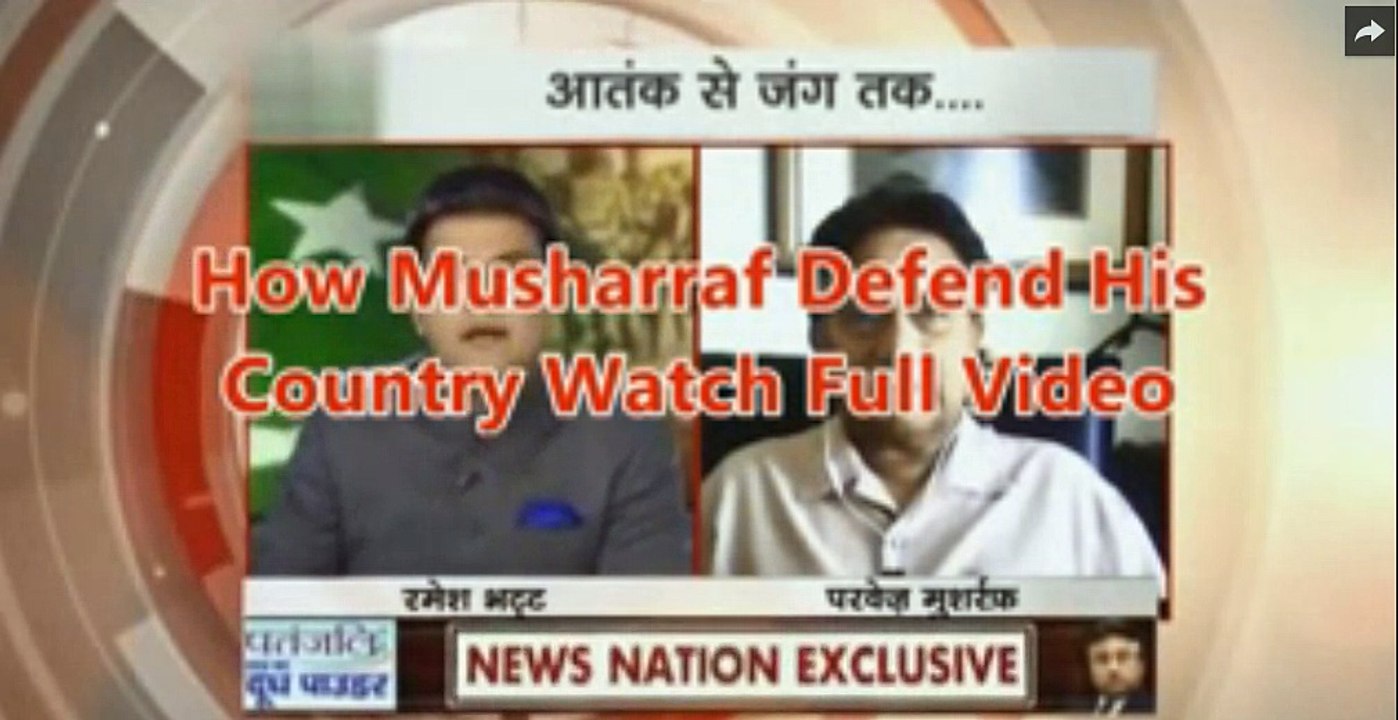 Pervaiz musharaf keep insulting indians anchors  on there faces
