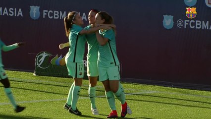[HIGHLIGHTS] FUTBOL FEM (Lliga): FC Barcelona - Tacuense (3-0)