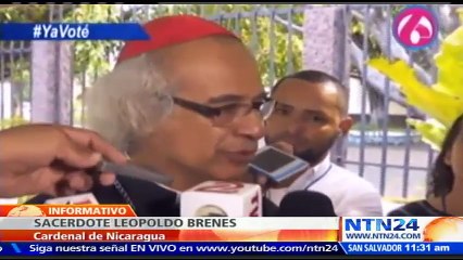 Excandidato presidencial de Nicaragua: "Las elecciones son más semejantes a las de un régimen de partido único"