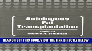 [READ] EBOOK Autologous Fat Transplantation ONLINE COLLECTION