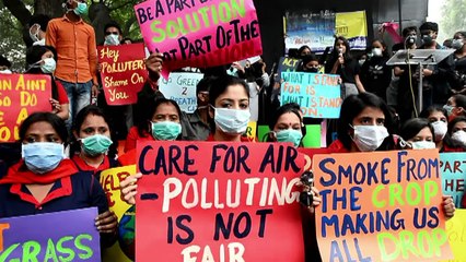 Poluição recorde causa fechamento de escolas na Índia