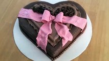 Heart Shaped Cake Part 1- Cutting, Covering, and Crimping