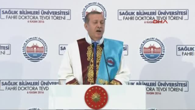 Cumhurbaşkanı Erdoğan Sağlık Bilimleri Üniversitesi'nde Konuştu 5