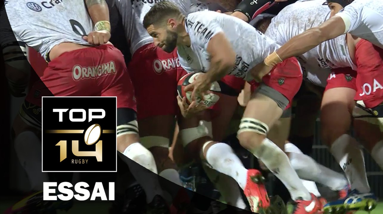 TOP 14 ‐ Essai Sébastien TILLOUS-BORDE (RCT) – Lyon-Toulon – J10 – Saison 2016/2017
