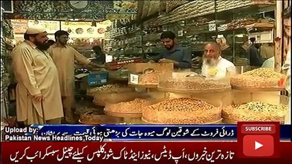 ary News Headlines Today 6 November 2016, Demand of Dry Fruits on Start of Winter Season