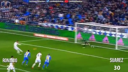 Cristiano Ronaldo vs Luis Suarez - Gol Yarışı, Tüm Goller - 2015_16 • HD