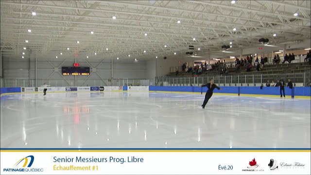 Championnats A de la section Québec 2017 - Glace 4, Senior Messieurs prog. libre