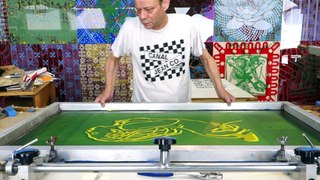 JEAN-PIERRE SERGENT AT WORK III PART 5: THE SCREEN PRINTING #2