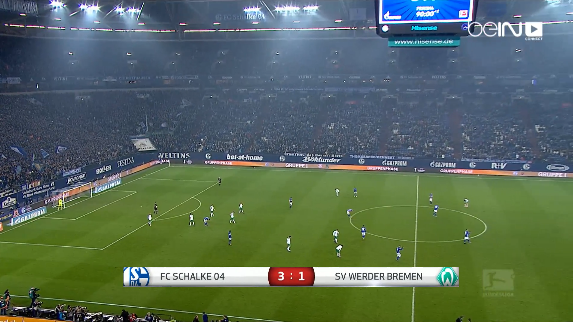 Bundesliga : Schalke 3 Werder Bremen 1