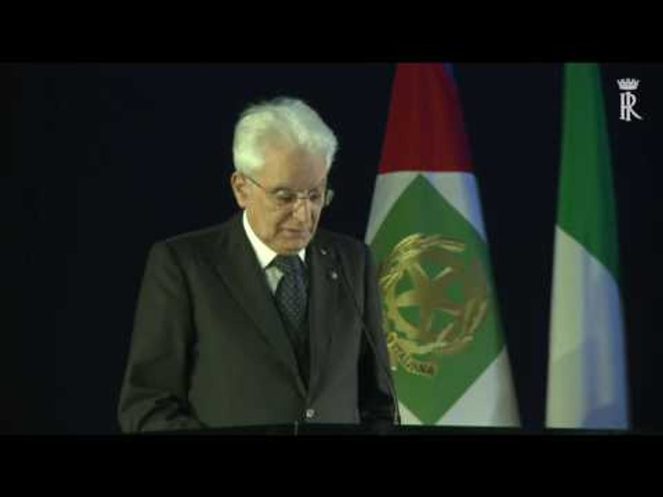 Firenze - Intervento del Presidente Mattarella a Palazzo Vecchio Firenze (04.11.16)