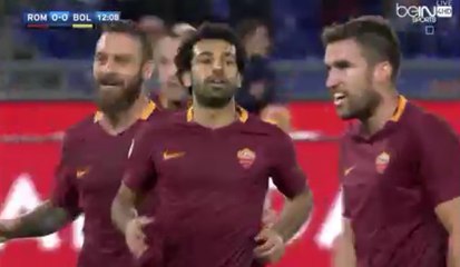 Mohamed Salah Amazing Goal - AS Roma 1-0 Bologna FC - (06/11/2016)