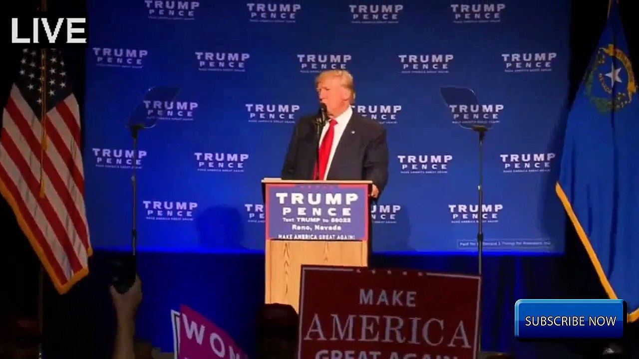 Donald Trump évacué en plein meeting par les services secrets à Reno - 5/11