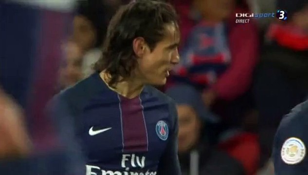 Edinson Cavani Goal HD - PSG 1-0 Rennes 06-11-2016 HD