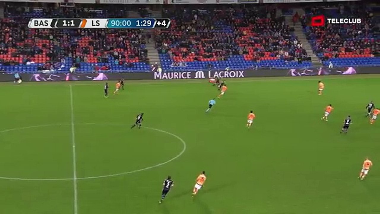 FC Basel 2:1 FC Lausanne (Swiss Super League 14. Runde 2016/2017 5.November 2016)