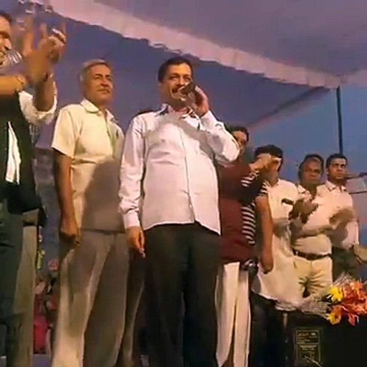 Arvind kejriwal latest speech at wazirpur chatt...