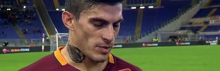 Roma-Bologna 1-0 Intervista primo tempo Perotti