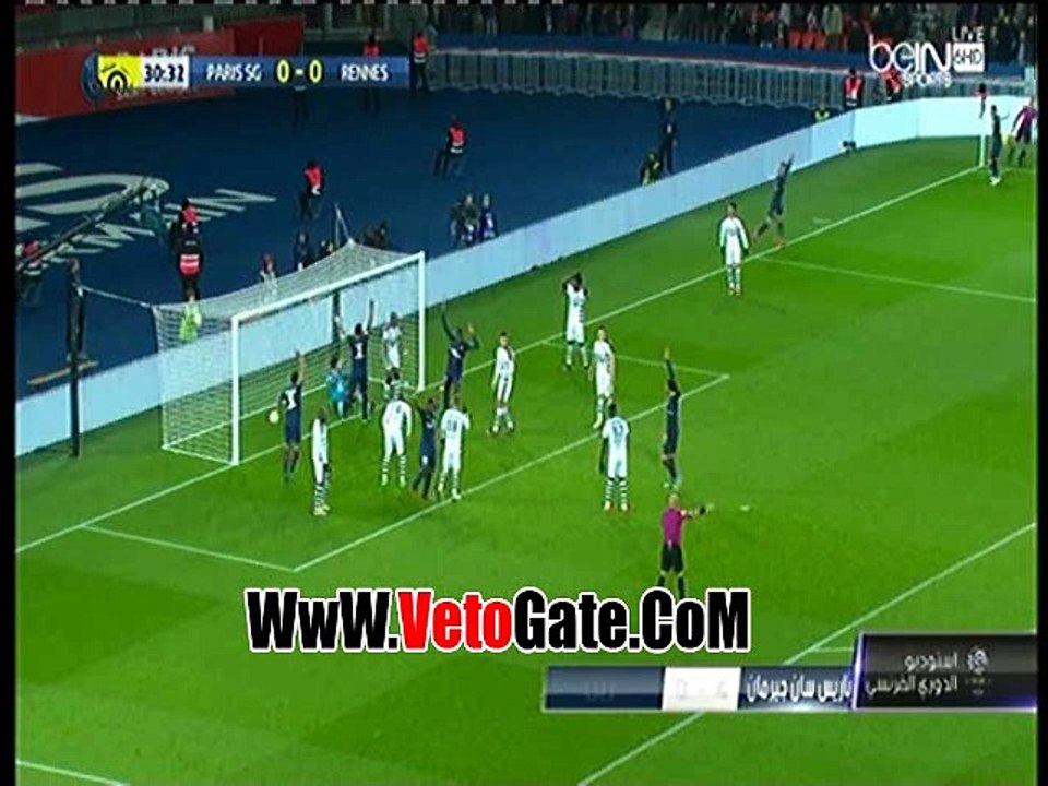 "باريس سان جيرمان" يفوز برباعية امام رين بالدورى