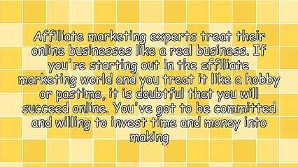 3 Things That No Affiliate Marketing Expert Would Be Without