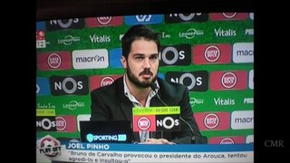 Insultos entre presidentes Arouca e Sporting