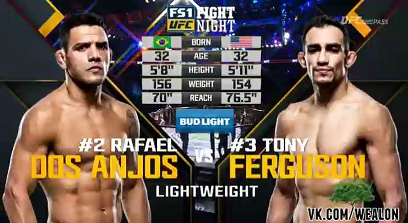 Rafael dos Anjos vs Tony Ferguson  UFC Fight Night 98