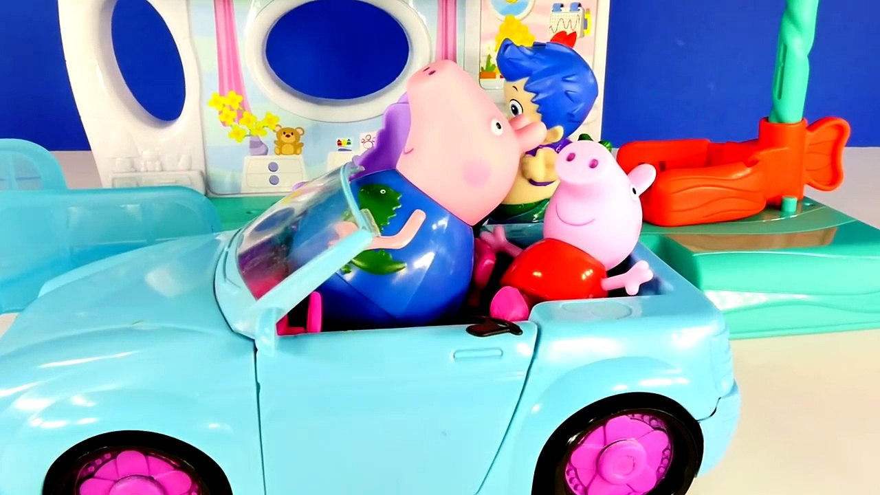 Peppa Pig Doctor Visit at Bubble Guppies Hospital Episode Play Doh Toys Plastilina Juguetes
