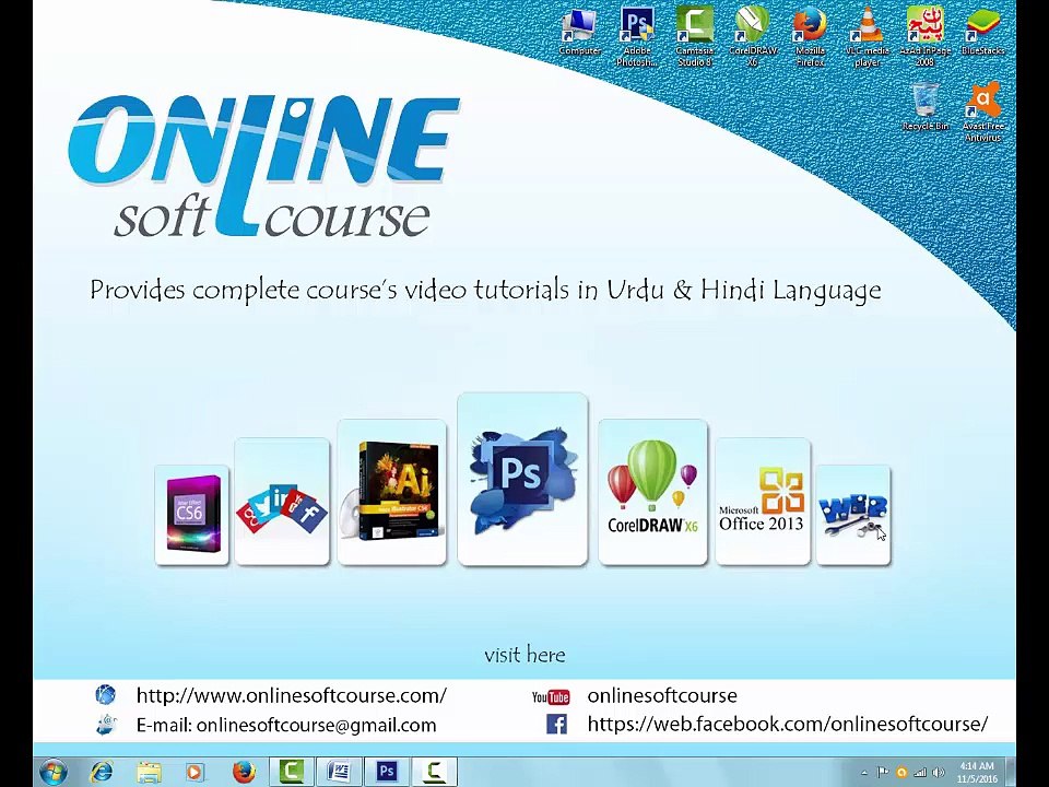 How to create new page set size Aobe Photo shop tutorials