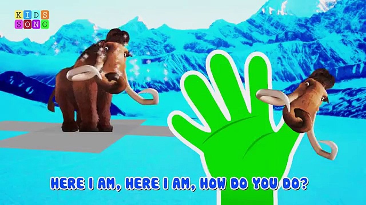 Ice Age finger family - nursery rhyme for kids - Vidéo Dailymotion