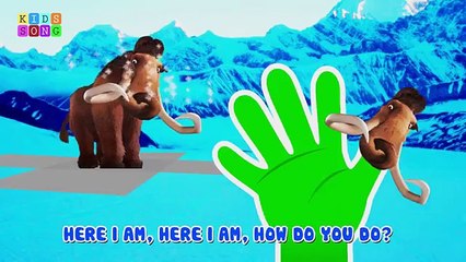 Ice Age finger family - nursery rhyme for kids