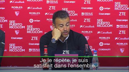 11e j. - Enrique : "Je suis globalement satisfait"