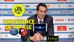 Conférence de presse Paris Saint-Germain - Stade Rennais FC (4-0) : Unai EMERY (PARIS) - Christian  GOURCUFF (SRFC) - 2016/2017