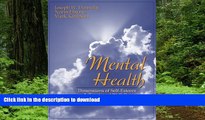 Read books  Mental Health: Dimensions of Self-Esteem and Emotional Well-Being