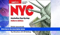 Deals in Books  Pop-Up NYC Map by VanDam - City Street Map of New York City, New York - Laminated