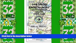 Buy NOW  Recreation Map of the San Diego Backcountry: Waterproof, synthetic paper (Tom Harrison