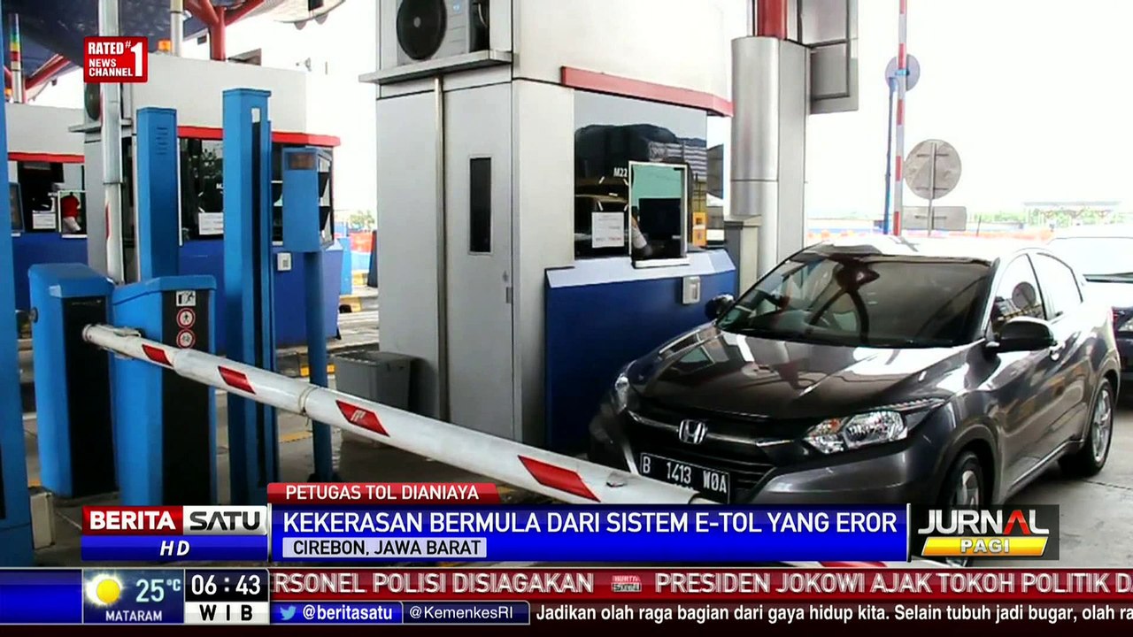 Petugas Tol Cipali Ditampar dan Ditendang Pengguna Tol