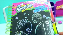 Shopkins Sketch Surprise Scratch Drawing Art Book Scratching Frozen Season 1 SPK part4
